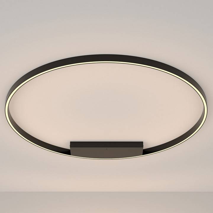 Накладной светильник Maytoni Rim 65 Вт 3000K черный MOD058CL-L65B3K