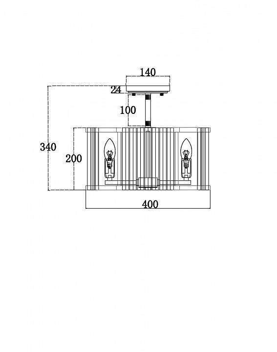 Светильник на штанге Maytoni Solar MOD087CL-04G