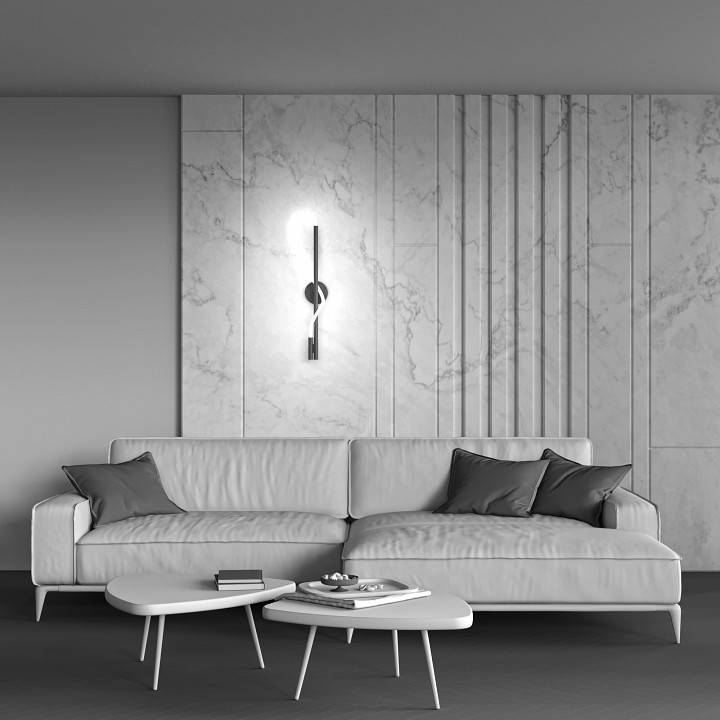 Бра светодиодное Maytoni Tau 12 Вт 3000 K MOD146WL-L12B3K