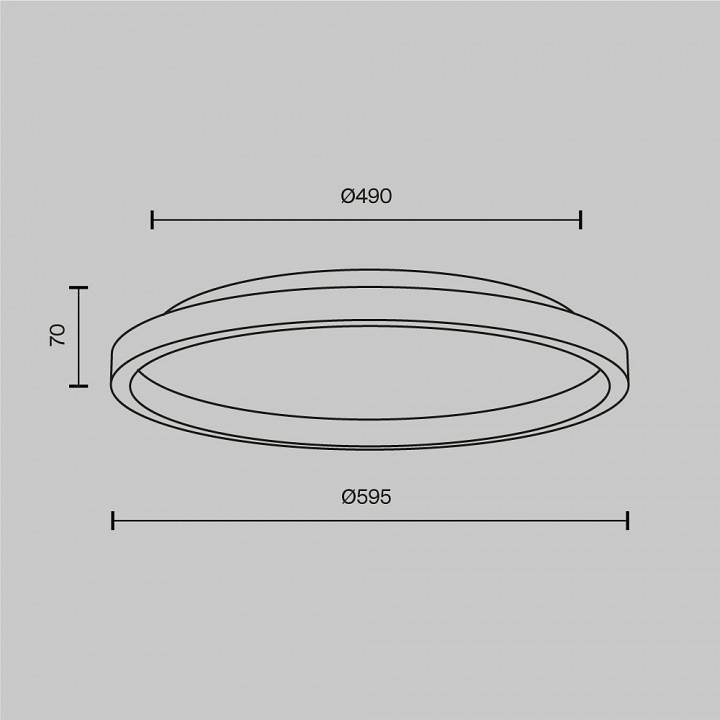 Накладной светильник Maytoni Orign MOD311CL-L40B3K