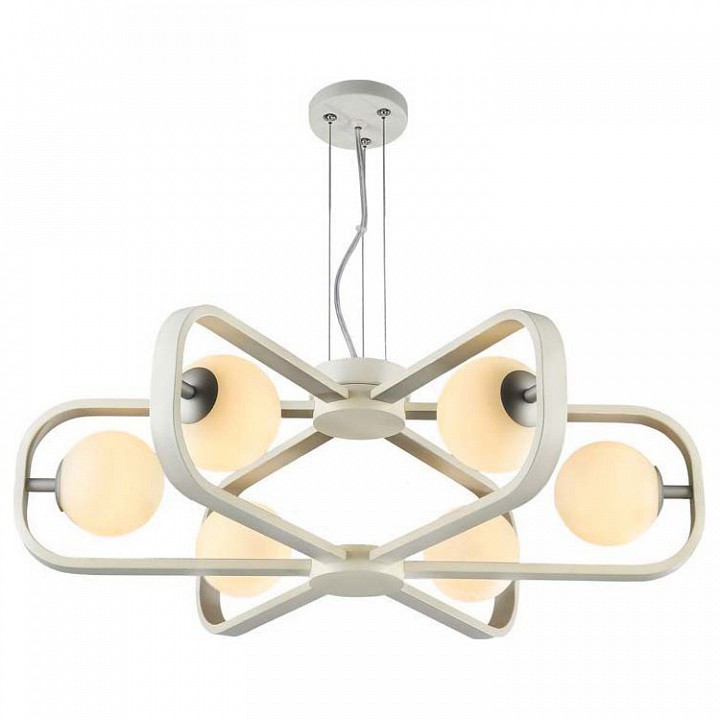 Подвесная люстра Maytoni Avola 6 ламп MOD431-PL-06-WS