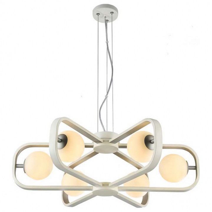 Подвесная люстра Maytoni Avola 6 ламп MOD431-PL-06-WS