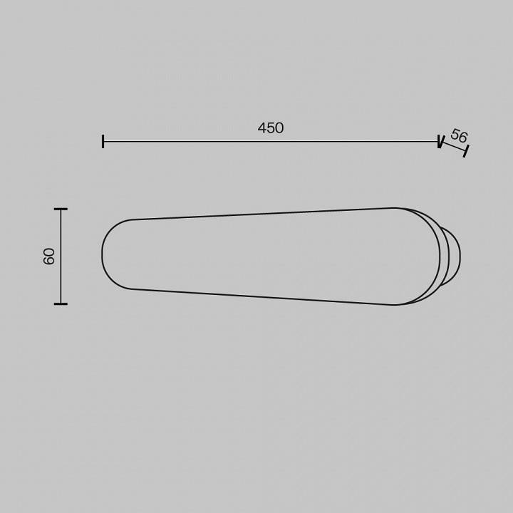 Накладной светильник Maytoni Glamping MOD437WL-L13BG3K