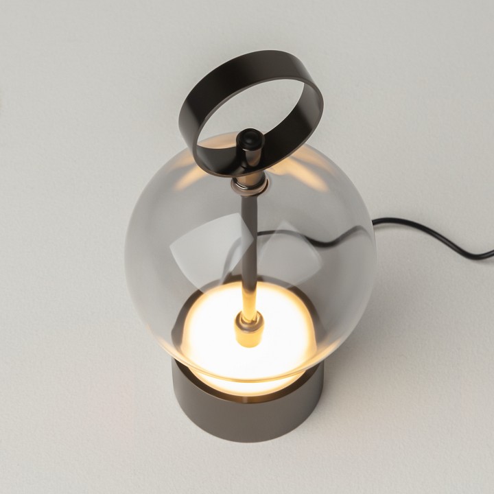 Настольная лампа декоративная Maytoni Double Moon MOD478RL-L3B3K