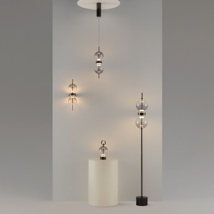 Настольная лампа декоративная Maytoni Double Moon MOD478RL-L3B3K