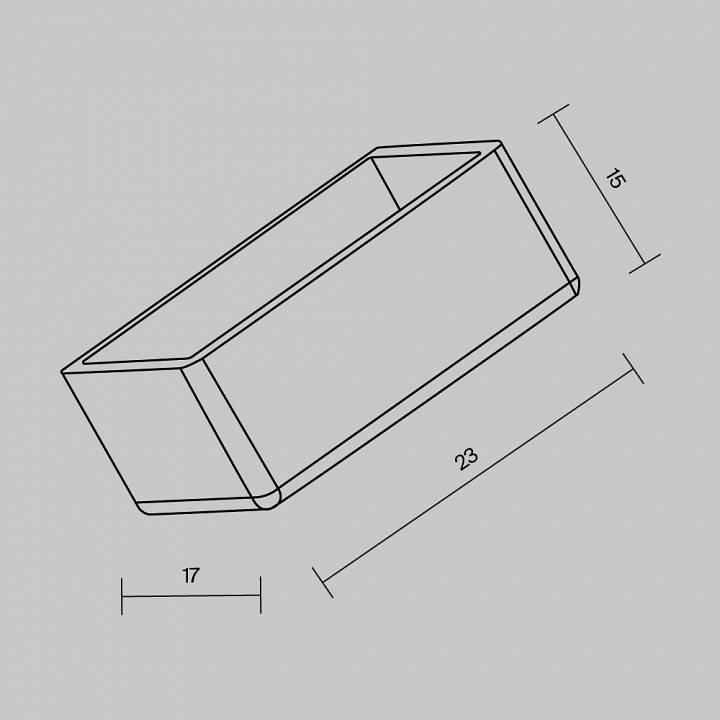 Заглушка для трека Maytoni Elasity O-TR001-SEC