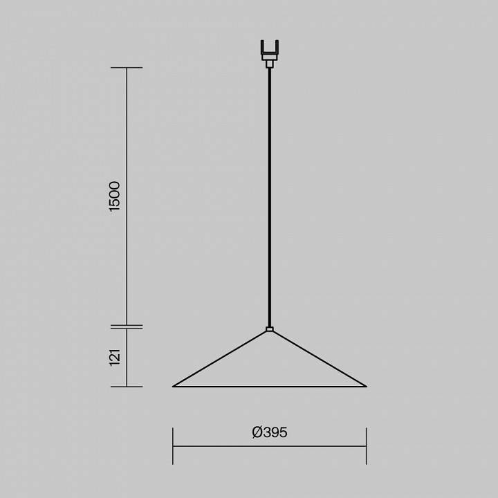 Подвесной светильник Maytoni Campana LED 12 Вт O-TR01-1-P-12WB3K