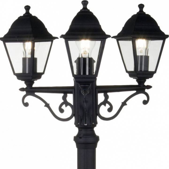 Фонарный столб Maytoni Abbey Road 3 плафона O003FL-03B