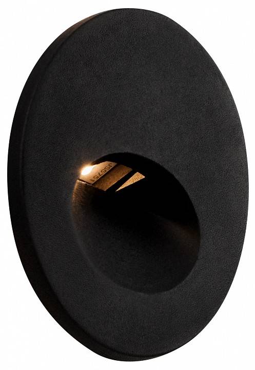 Встраиваемый светильник Maytoni Bil 3 Вт 3000 К черный O015SL-L3B3K