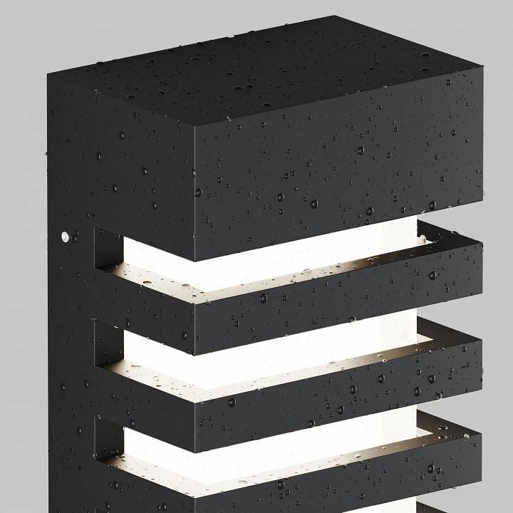 Накладной светильник Maytoni Remsa 1 лампа черный O034WL-01B