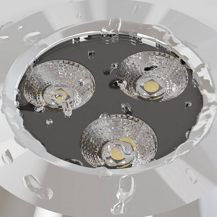 Светильник встраиваемый в грунт Maytoni Flash O044DL-L3S3K