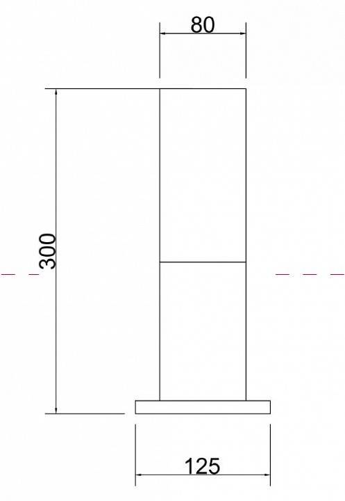 Уличный светильник Maytoni Willis O418FL-01GR
