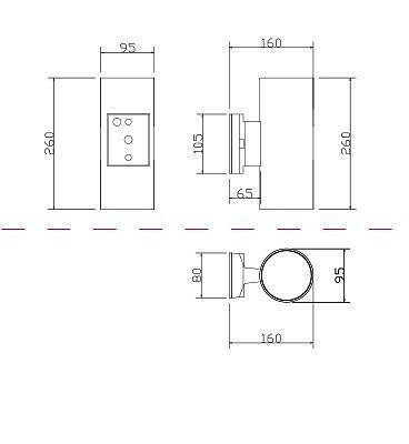 Настенный светильник Maytoni Rando белый O419WL-02W