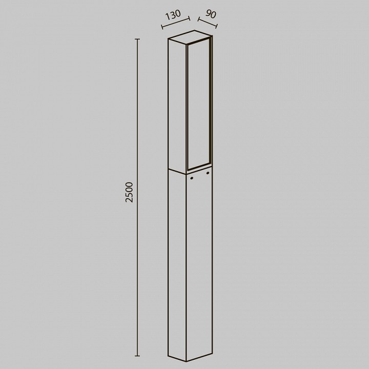 Уличный светильник Maytoni Blitz O470FL-L40GF3K