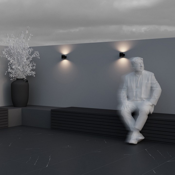 Настенный светильник Maytoni Orbit 6 Вт 3000 К O490WL-L6B3K