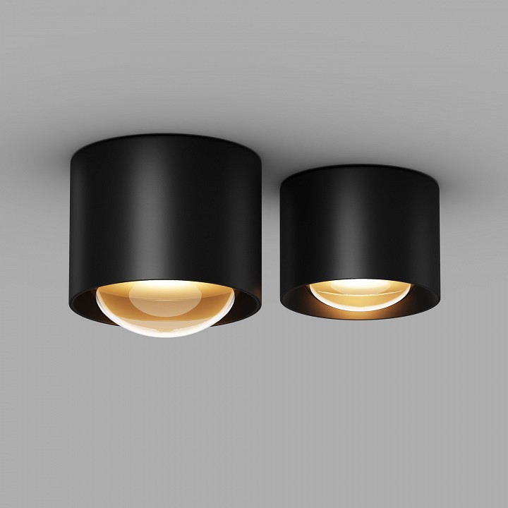 Светильник накладной Maytoni Lumina 7 Вт 3000K черный O498CL-L7B3K