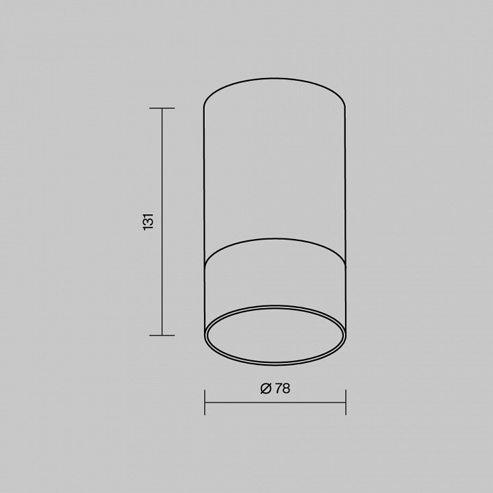 Потолочный светильник Maytoni Ember 10 Вт 3000 К O499CL-L10B3K