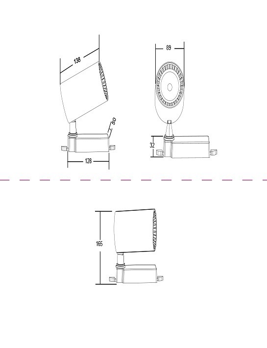 Трековый светильник Maytoni Vuoro TR003-1-30W3K-B