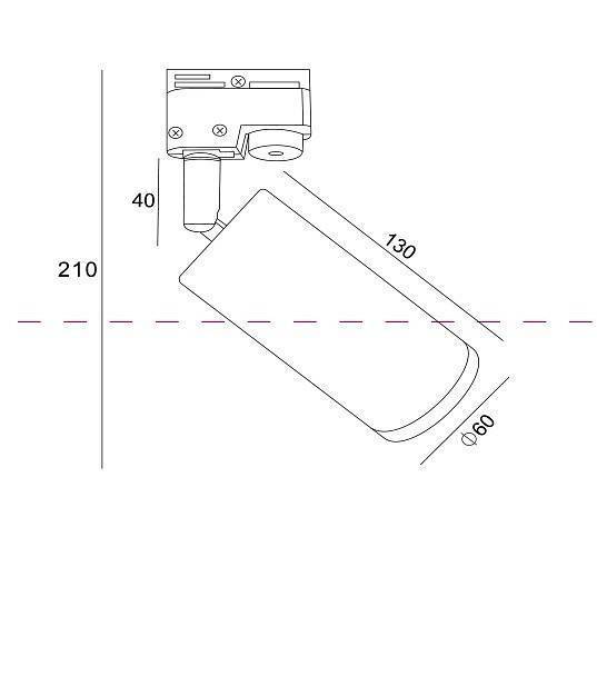 Светильник на штанге Maytoni Focus TR004-1-GU10-MG