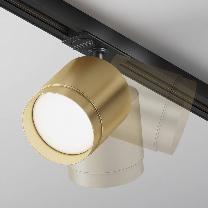 Трековый светильник Maytoni Polar GX53 матовое золото TR088-1-GX53-MG