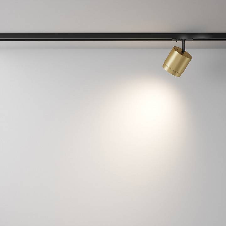 Трековый светильник Maytoni Polar GX53 матовое золото TR088-1-GX53-MG