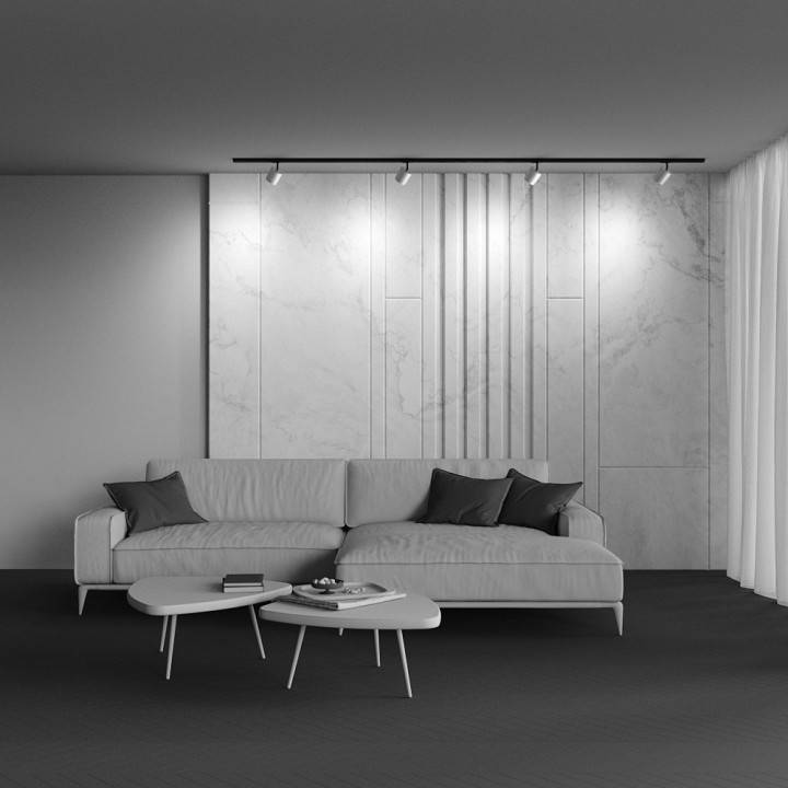 Трековый светильник Maytoni Polar GX53 матовое золото TR088-1-GX53-MG