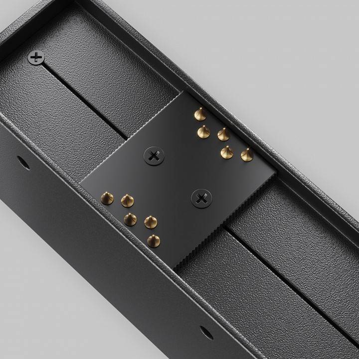 Накладной светильник Maytoni Points 24 Вт 4000 К черный TR128B-24W4K-M-B