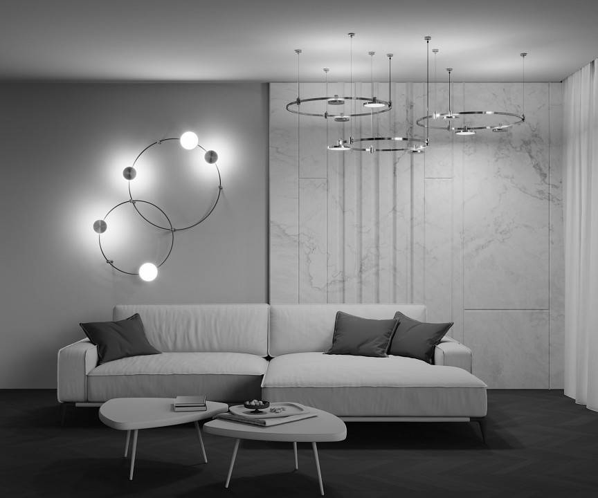 Накладной светильник Maytoni Plato TR152-1-7W4K-BS