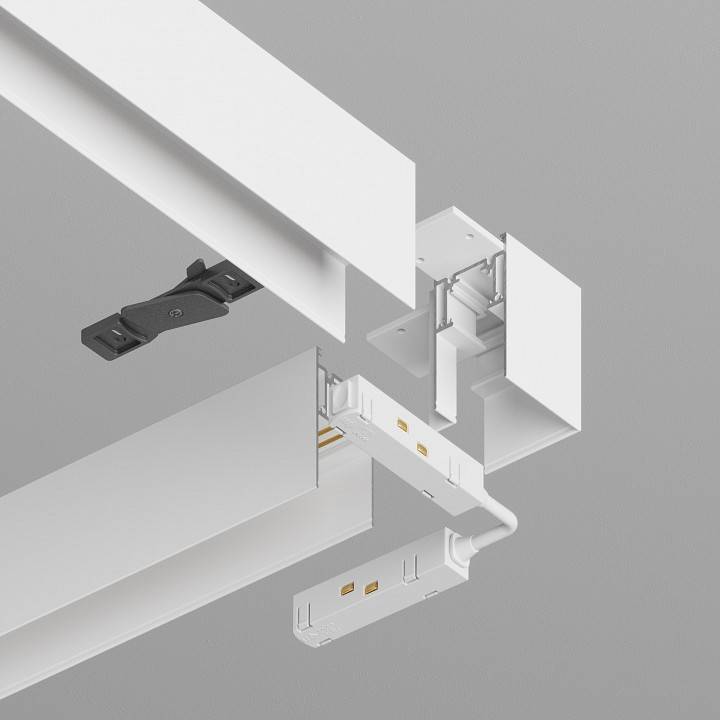 Соединитель угловой внешний для треков накладных Maytoni Accessories for tracks TRA004CL-21W