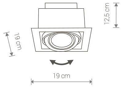 Встраиваемый светильник Nowodvorski Downlight 9573