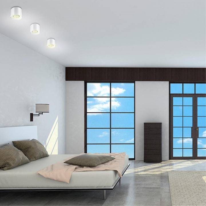 Накладной светодиодный светильник Novotech Recte 10 Вт 4000 K черный 357956