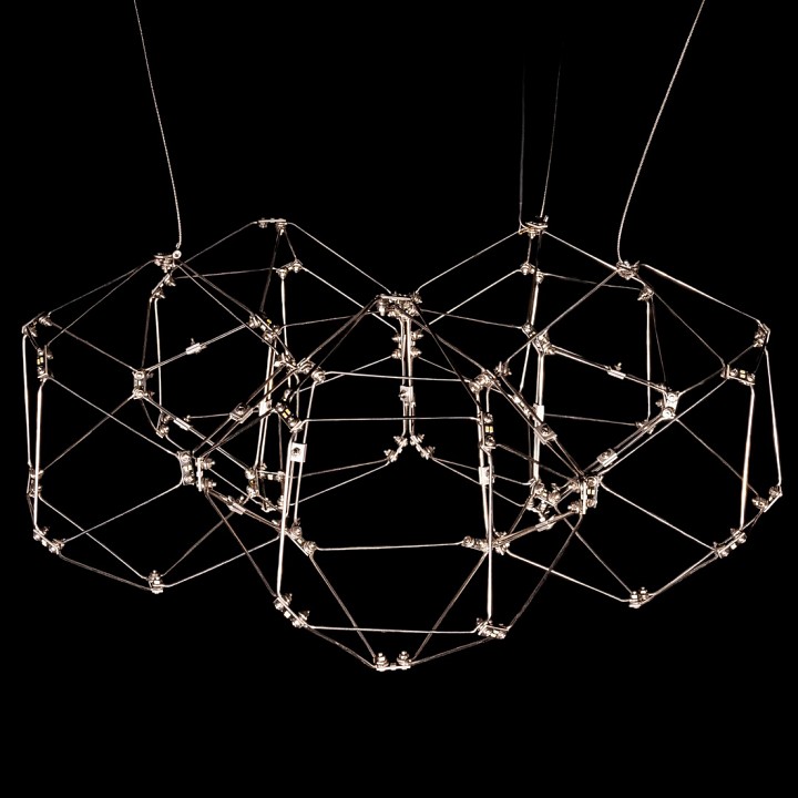 Подвесная люстра O-LUCE Bjork круглая без вставок 11810-0