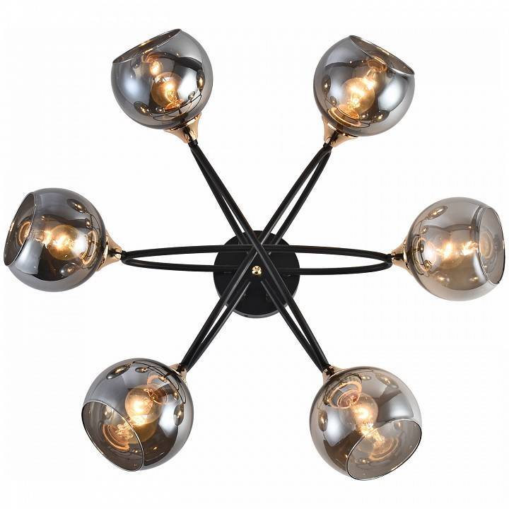 Потолочная люстра Reluce 01337-0.3-06 BK+FGD
