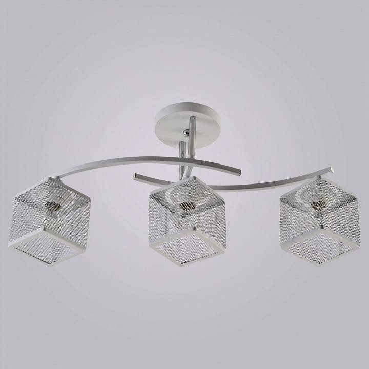 Люстра на штанге Reluce 01587 3 лампы 01587-0.3-03 WH+CR