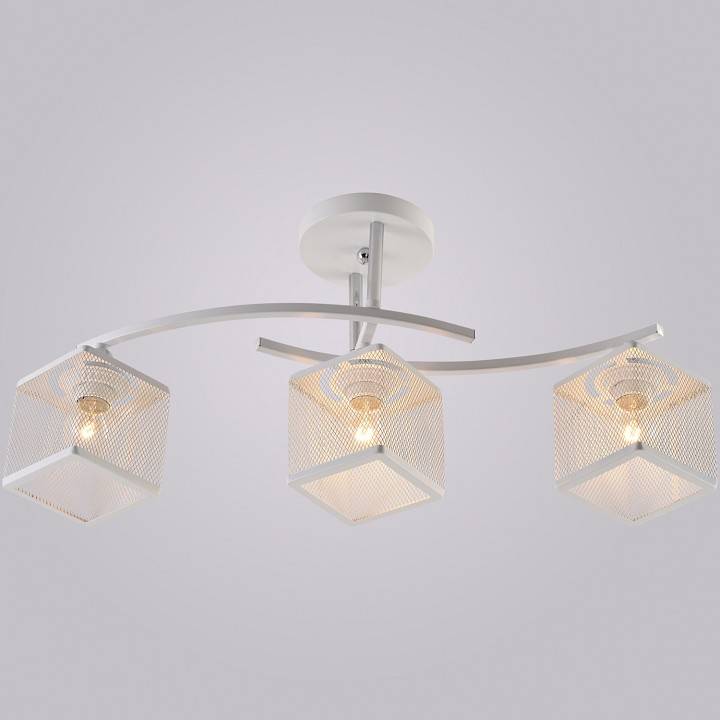 Люстра на штанге Reluce 01587 3 лампы 01587-0.3-03 WH+CR