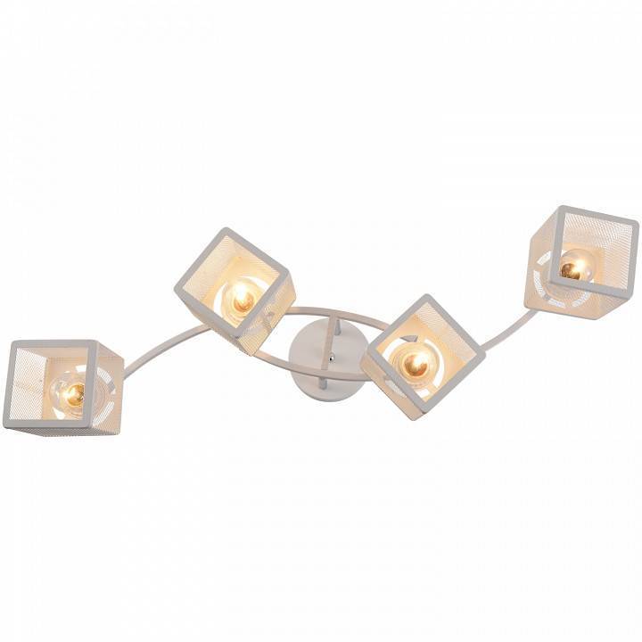 Люстра на штанге Reluce 01587 4 лампы 01587-0.3-04 WH+CR