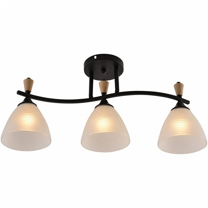 Светильник на штанге Reluce 01589-1 BK+WOOD 01589-3.3-03B