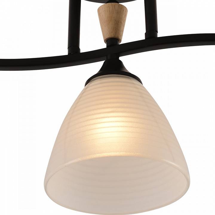 Светильник на штанге Reluce 01589-1 BK+WOOD 01589-3.3-03B