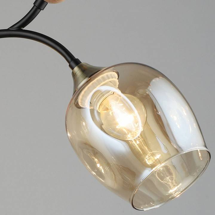 Люстра на штанге Reluce 02009-2 3 лампы 02009-0.3-03 AB+BK