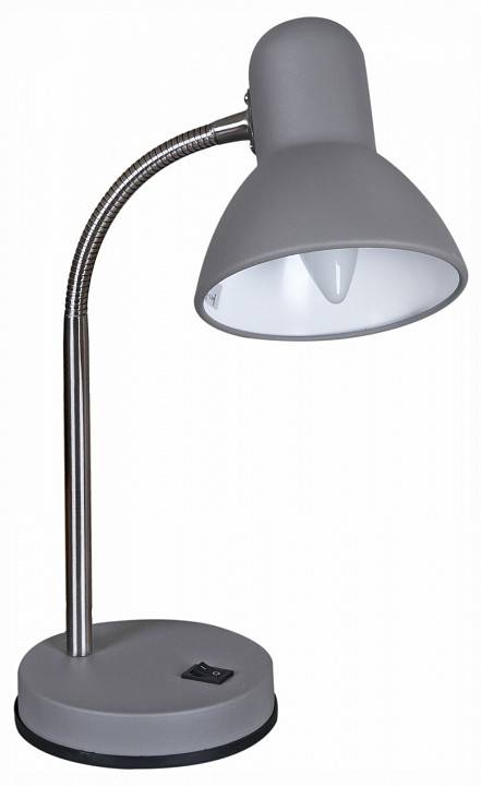 Настольная лампа офисная Reluce 02327 серая 02327-0.7-01 GY