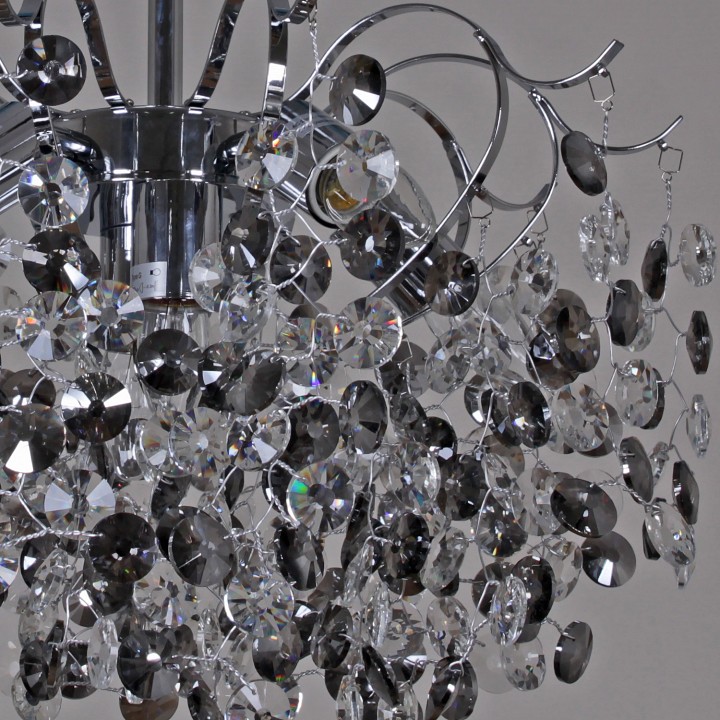 Люстра на штанге De Markt 02387-0.3-8+4 CR