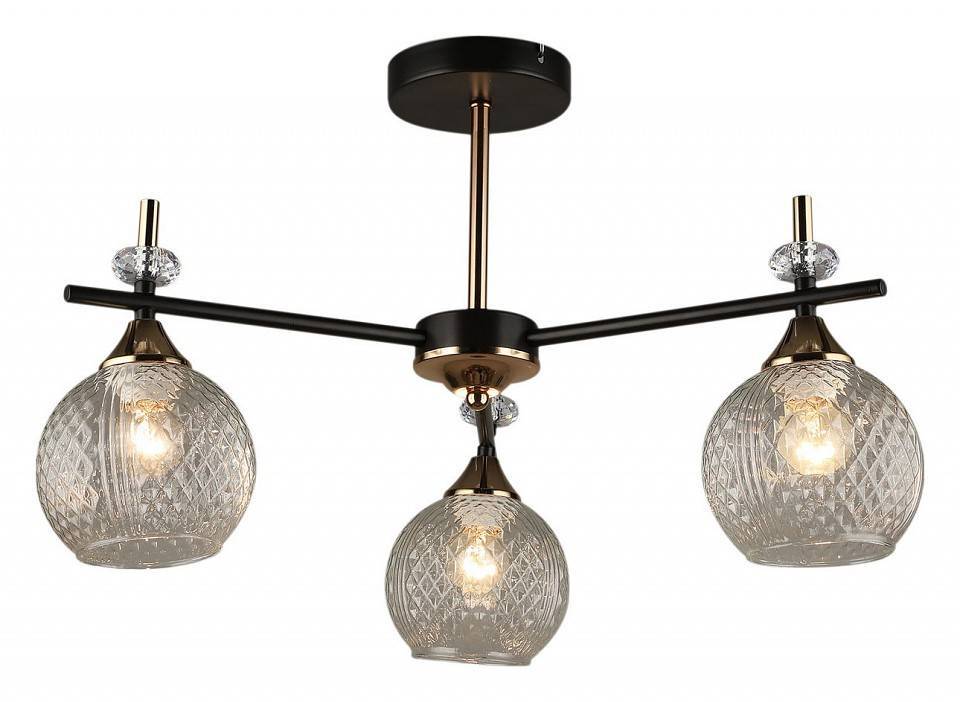 Люстра на штанге Reluce 04892 3 лампы кофейный французское золото 04892-0.3-03 COFFEE+FGD