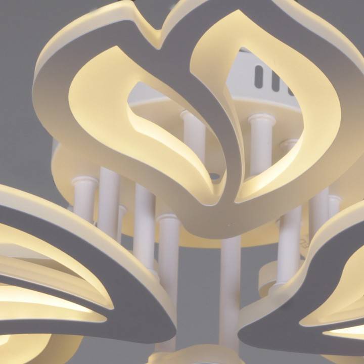 Потолочная люстра De Markt 05100-0.3-3+3 WH белый 05100-0.3-3+3 WH