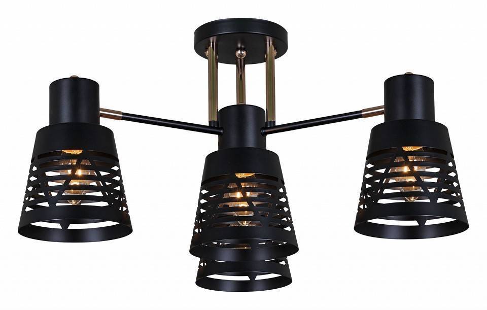 Потолочная люстра 06074-3.3-04 BK+FG