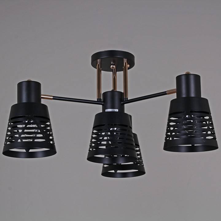 Потолочная люстра 06074-3.3-04 BK+FG