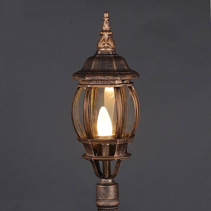 Светильник уличный наземный Svetlon 08012-0.7-001SL 0.8 м BKG 08012-0.7-001SL