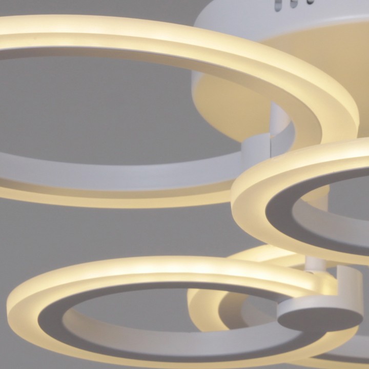 Потолочная люстра 09502-0.3-3+3 WH