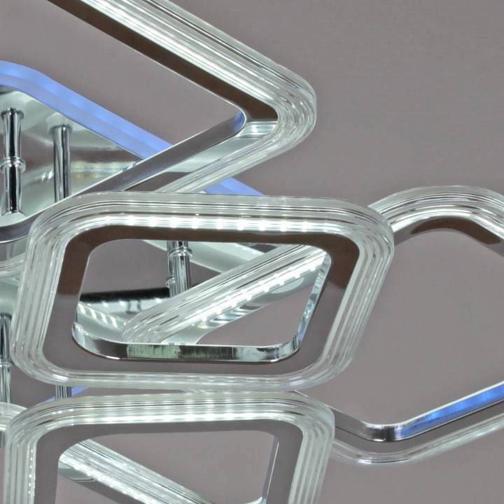 Потолочная люстра 09826-3.3-4+4C CR (RGB)