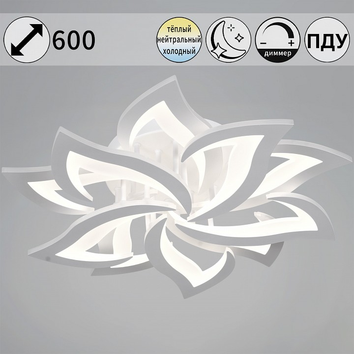 Люстра на штанге  20150-0.3-5+5 WH