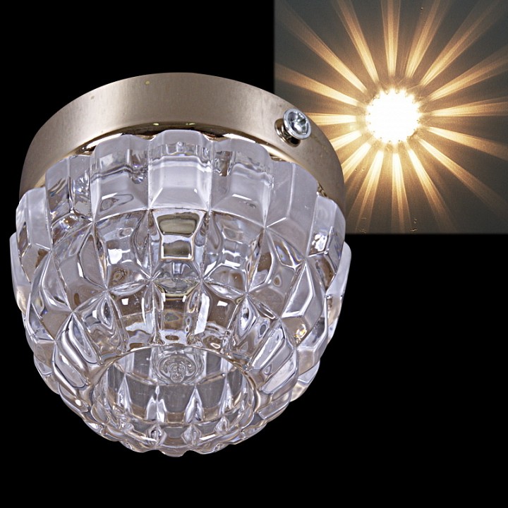 Встраиваемый светильник  21162-9.5-001GB(with base) G9 GD